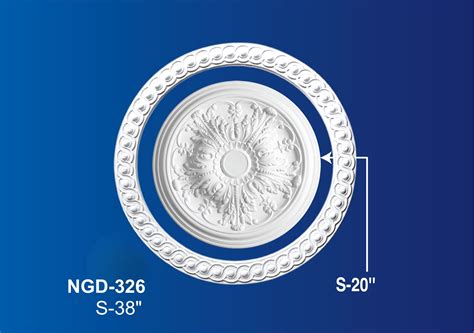 Gypsum Plaster Ceiling Rose Design And Model Ngd 326 Nova Gypsum Decoration