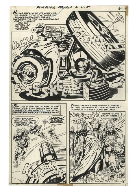 13 Great Pages From The Jack Kirby Forever People Artist’s Edition 13th Dimension Comics