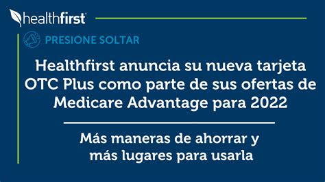 Healthfirst Anuncia Su Nueva Tarjeta Otc Plus Con Más Maneras De