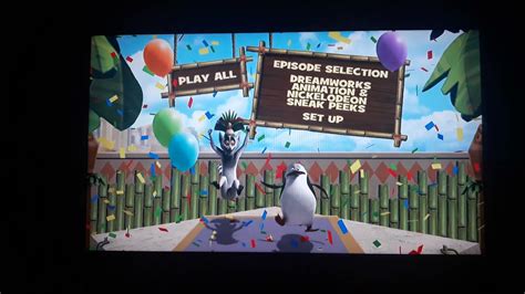 The Penguins Of Madagascar Happy King Julien Day DVD Menu V2 U S