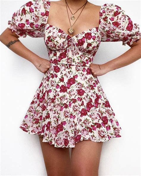 Floral Summer Dress ️ Moda De Ropa Vestidos De Moda Para Mujer Ropa De Vestir Mujer