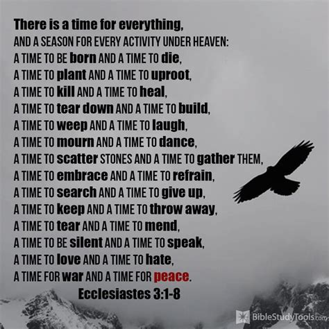 Ecclesiastes 3 1 8 ESV A Time For Everything 3 For Everything There