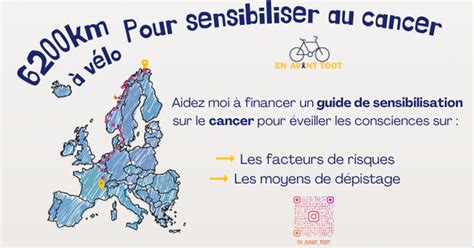 6200km En Vélo Pour Sensibiliser Au Cancer