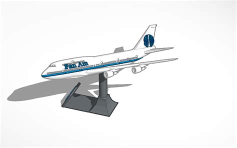 3d Design Pan Am Boeing 747 Tinkercad