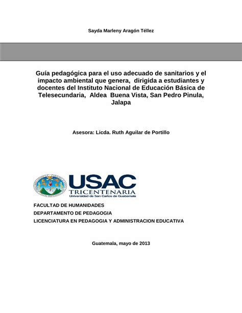 PDF Guía pedagógica para el uso adecuado de sanitarios y el