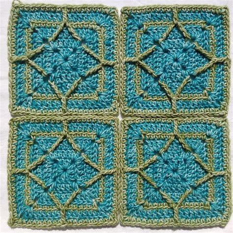 Ravelry Northern Diamond Square Pattern By Torun Johansson Granny Square Afghan Granny Square