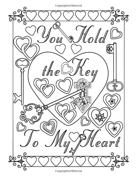 Whimsical Wisdom Adult Coloring Book Love Coloring Pages Heart