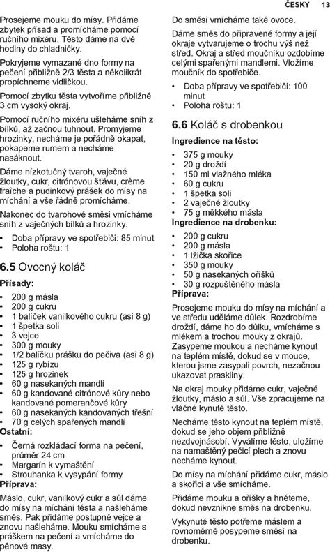 EOB8851AAX CS PARNÍ TROUBA RECEPTY PDF Stažení zdarma