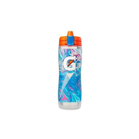 Gatorade Gx 30oz Plastic Water Bottle Marble Blue Gatorade