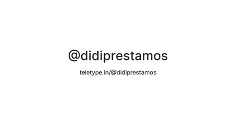 Didi Pr Stamos Teletype