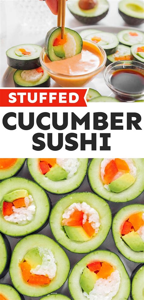 Healthy Sushi Rolls Cucumber Sushi Rolls Cucumber Roll Ups Cucumber Recipes Veggie Sushi