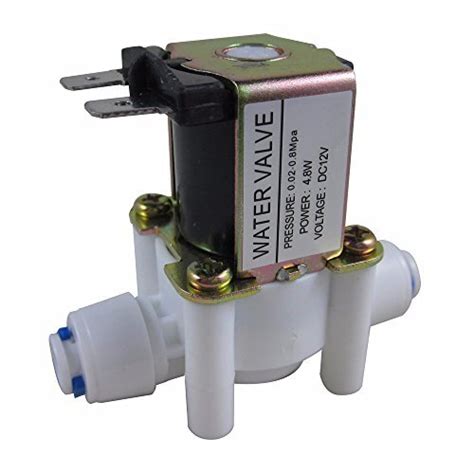 Zaojiao Dc 12v 1 4 Solenoid Valve N C Normally Closed Inlet Water Solenoid Valve With Quick