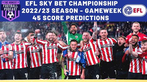 Efl Sky Bet Championship Season Gameweek Score Predictions