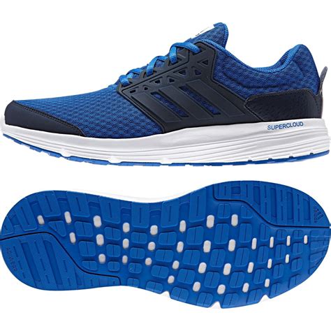 Adidas Mens Shoes Aq6540 Galaxy 3 M Running Mesh Blue Adiwear Adiprene