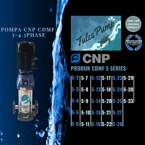 Jual POMPA CNP CDMF 5 4 3PHASE DN32 FLANGE Shopee Indonesia