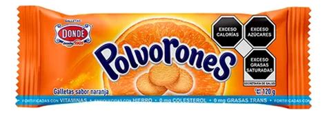 Galletas Polvorones Naranja Dond G Mercadolibre