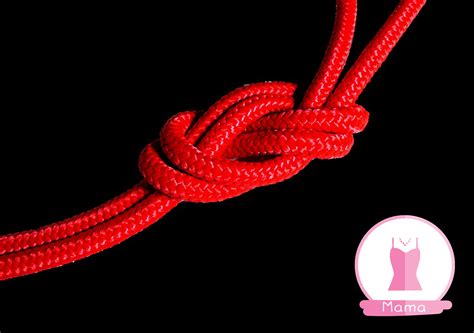 een knoop erinbij de vrouw