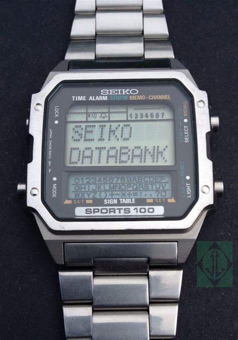 Vintage Seiko D409 5010 Rare Collectable Databank Sports 100 Retro