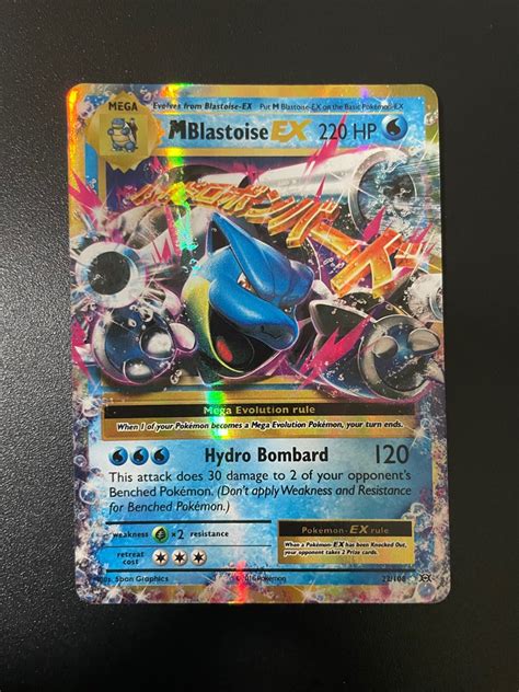 Pokemon Tcg M Blastoise Ex Ultra Rare Xy Evolutions Pokemon