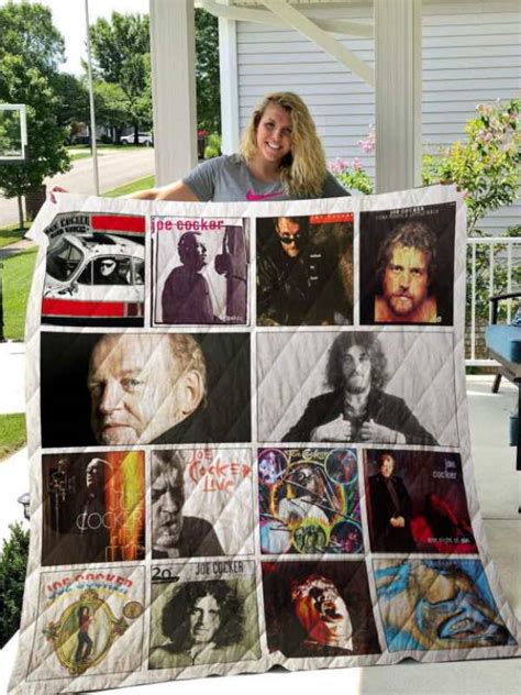 Joe Cocker Albums 3D Quilt Blanket