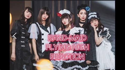 Band Maid Flying High Reaction Reactionvideo Guitar Reaction Youtube