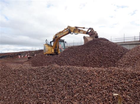 Road Construction Queen Margaret Richard Webb Geograph Britain