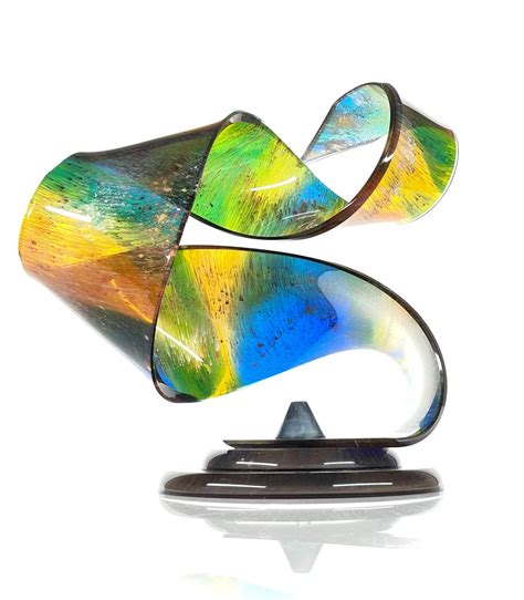 Lot Shlomi Haziza Spiral Acrylic Lucite Sculpture