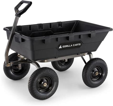 Amazon Gorilla Carts Gcr Cu Ft Pound Capacity Poly