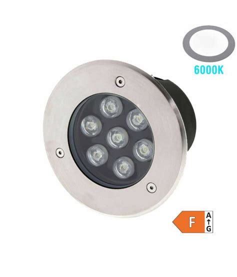 Foco Led Suelo 7W Empotrable 6000K IP65