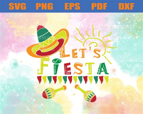 Lets Fiesta Essential Svg Lets Fiesta Funny Lets Fiesta Svg Mexica Cinco De Mayo Party