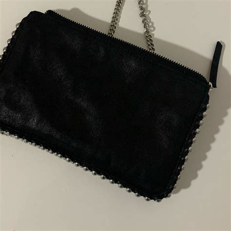 Bolsa Zara Preta Em Formato Tiracolo Mini Bolsa De Ombro Feminina