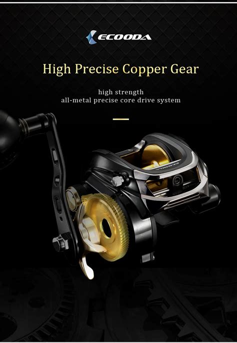 Ecooda Memory Function Etb Baitcast Reel Boat Sea Fishing Reel High