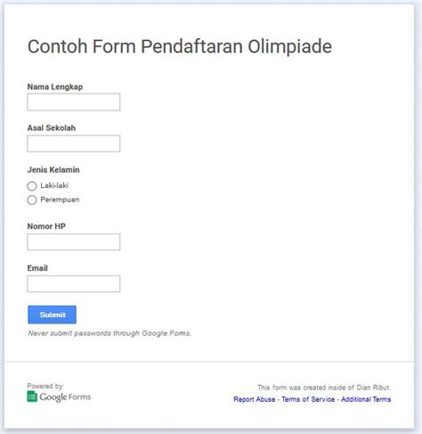 Membuat Formulir Online Dengan Mudah IGI SOPPENG