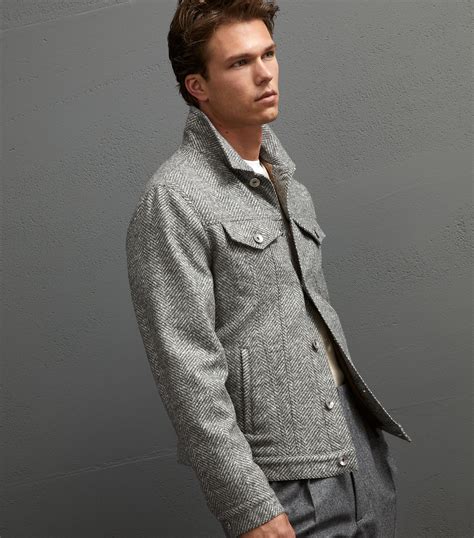 Brunello Cucinelli Wool Blend Jacket Harrods Tw