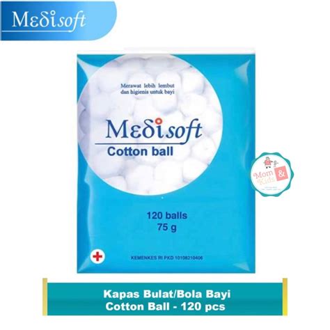 Jual Medisoft Cotton Ball Balls Gr Bola Kapas Bulat Bayi