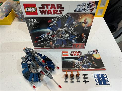 LEGO Star Wars Droid Tri Fighter 8086 Complete With Instructions