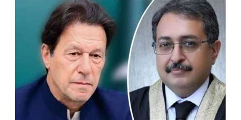 پی ٹی آئی کا جسٹس عامر فاروق سے خود کو عمران خان کے مقدمے کی سماعت سے