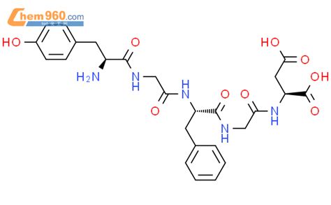 196299 75 9 L Aspartic acid L tyrosylglycyl L phenylalanylglycyl 化学式