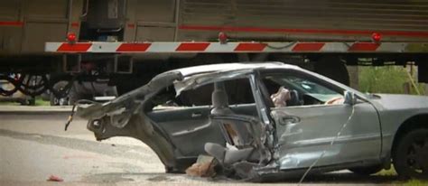 Never Ever Try To Beat The Train Car Ripped In Half The News Wheel