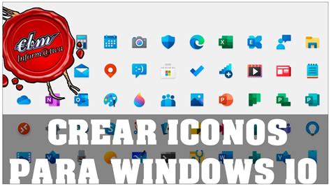 COMO CREAR ICONOS PARA WINDOWS 10 YouTube