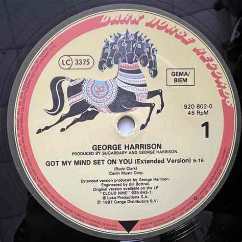 George Harrison Got My Mind Set On You Extended Version Hot Vinyl