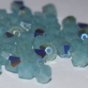 Pacific Opal Ab Bicone Swarovski Beads Mm Beads Beads Etsy