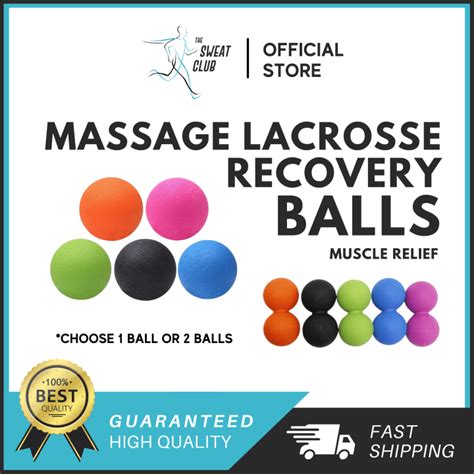 Massage Recovery Ball Lacrosse Ball Deep Tissue Myofascial Release