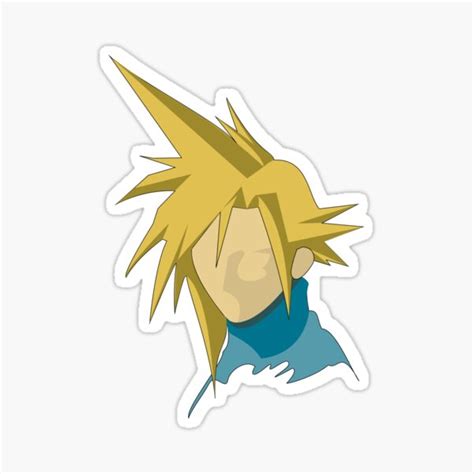 The Soldier Cloud Strife Sticker For Sale By Linkbug Redbubble