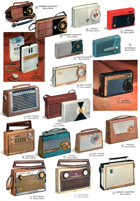 Old Portable Radios Were Marvels Of Technology From The 1950s To The