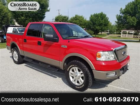 Used 2004 Ford F 150 Lariat Supercrew 4wd For Sale In West Chester Pa