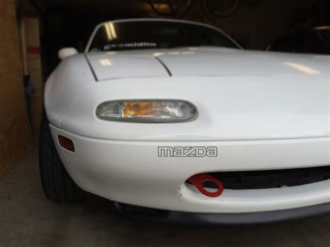 Mazda Miata Front Bumper Logo Like OEM Decal Vintage Styles Etsy