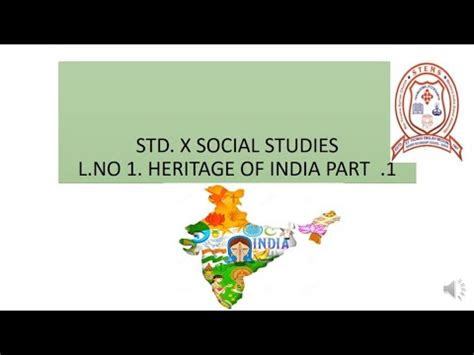 Std 10 Social Science Ch 1 Heritage Of India Part 1 YouTube