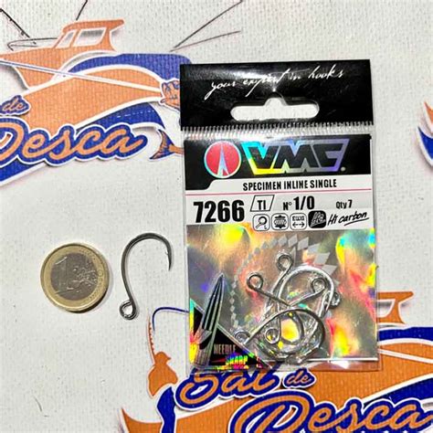 Anzuelo Carbono Vmc Mod Inline Single Hook Num Sal De Pesca