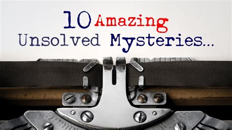 10 Unsolved Mysteries That Science Can T Explain Youtube